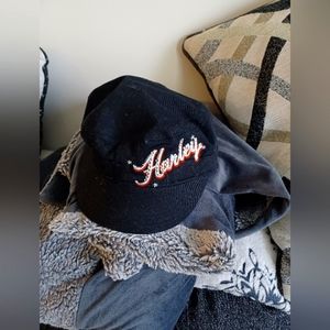 Harley Davidson hat.